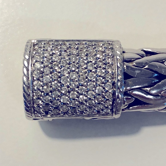 John Hardy Classic Chain 10.5MM Pavé Icon Bracelet - Picture 3 of 7